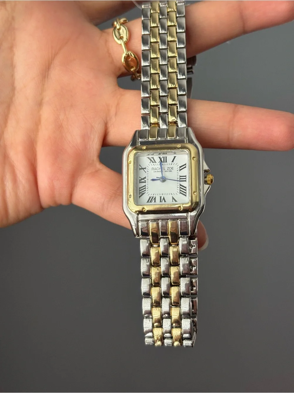 Rachel Zoe Stainless Steel Two tone Watch Nwb